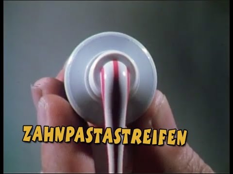 Wie kommen die Streifen in die Zahnpasta?