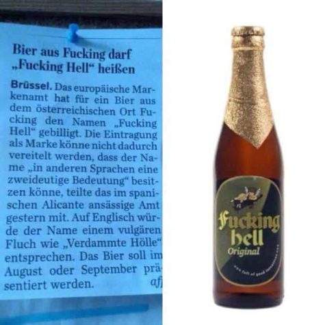 Fucking Hell: Ein helles Bier aus dem Ort Fucking