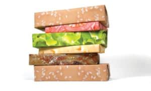 Cheeseburger Geschenkpapier
