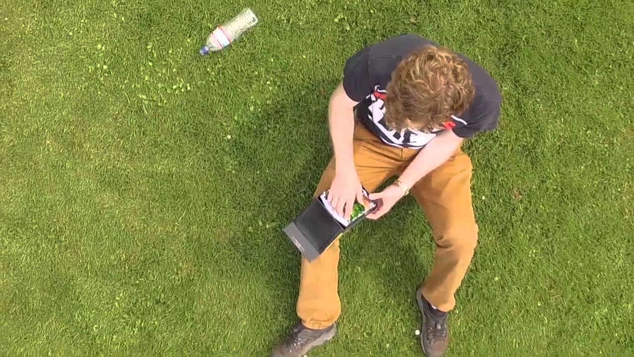Gras per Drohne versenden