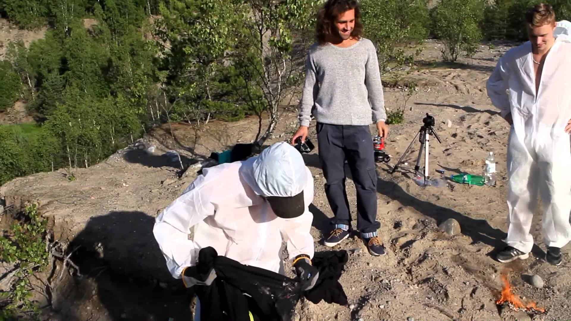 Ölfässer-Raketen-Video, dank Norwegian Space Program
