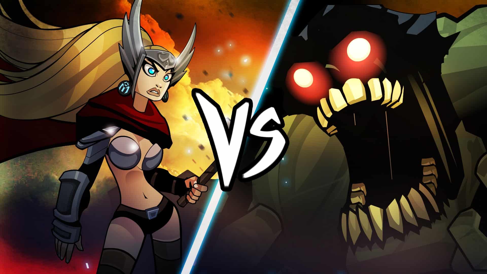 She Thor vs Zombie Hulk