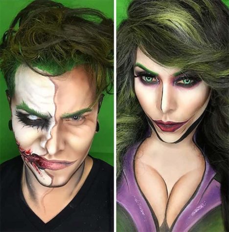 Make-Up Comic Superhelden