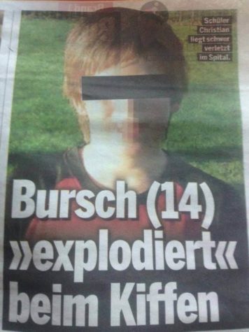 Explodiert beim Kiffen