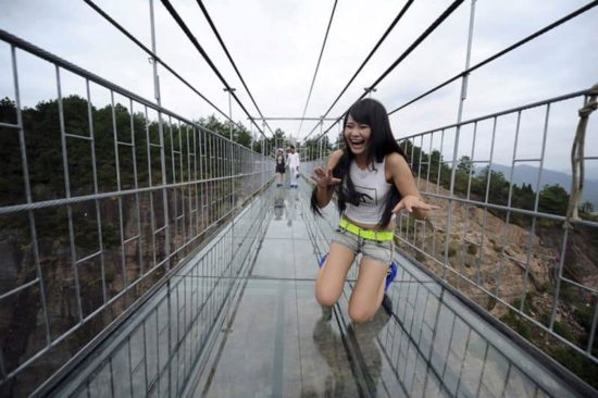 A maior ponte de vidro do mundo
