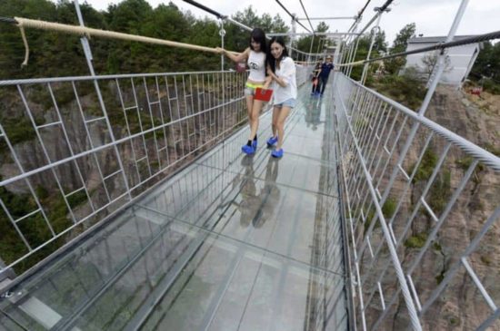 The longest glass bridge in the world