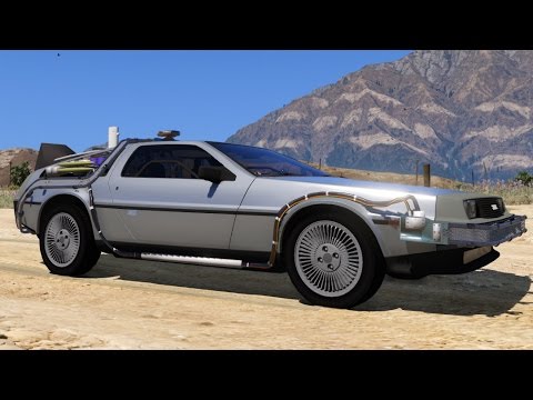 GTA V Back To The Future Delorean Mod