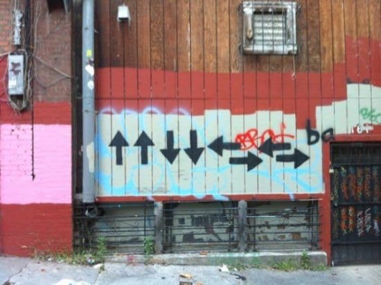 Konami Code Street-Art