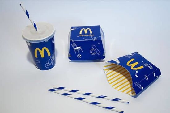 McDonald's macht blau
