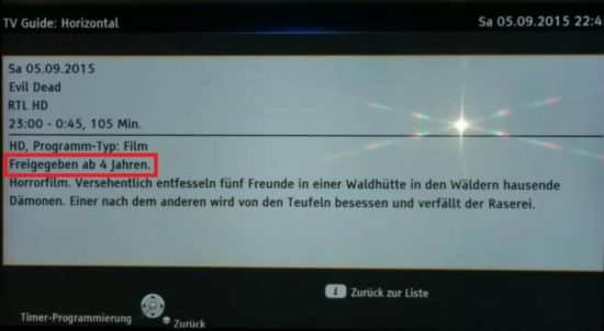 RTL bringt Evil Dead ab 4 Jahren