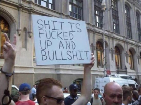 Shit Is Fucked Up And Bullshit