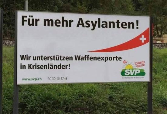 SVP: Für mehr Asylanten