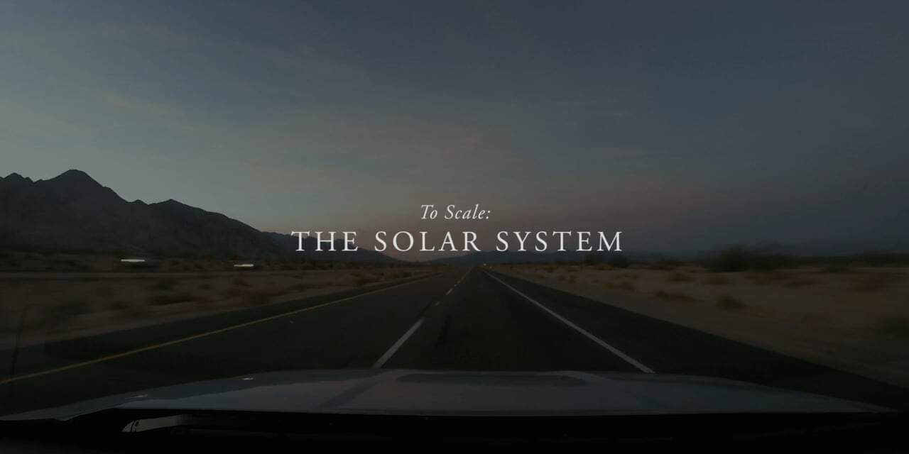Å skalere: Solsystemet