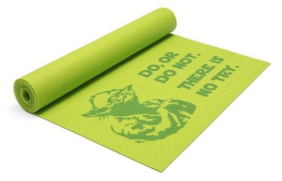 Diese Yoda-Yoga-Matte du brauchst