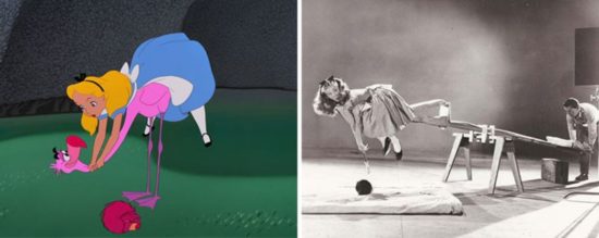 Hoe Disney's animators een actrice gebruikten om Alice in Wonderland te tekenen