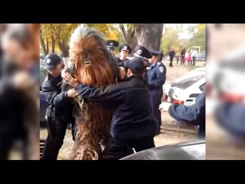 Chewbacca gearresteerd in Oekraïne!