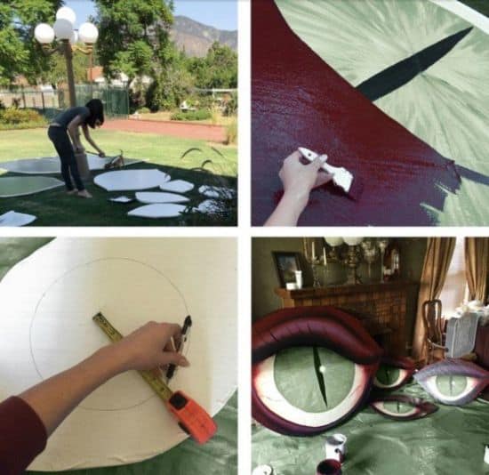 Grossartig dekoriertes Haus zu Halloween