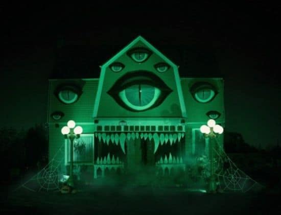 Great decorated house for Halloween