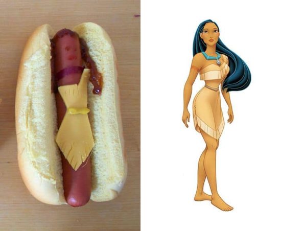 Hot Dog Royale: Disney-Prinzessinnen mal anders