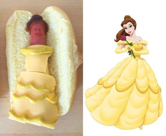 Hot Dog Royale: Princesas da Disney com uma diferença
