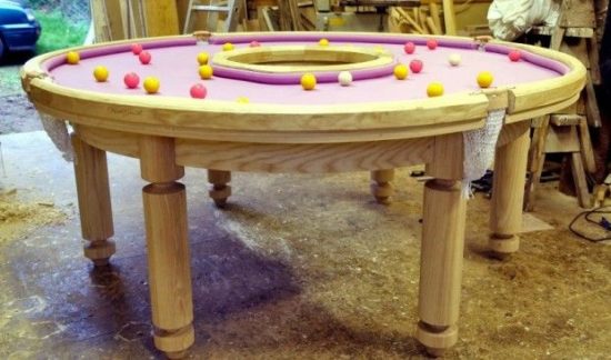 Donut pool table