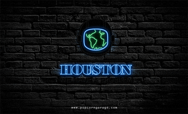 Bekannte Filmzitate als animierte Neonschilder