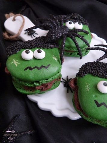 Frankenstein Macarons