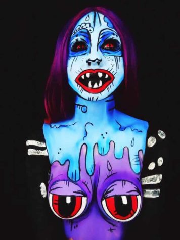 Monster body paintings