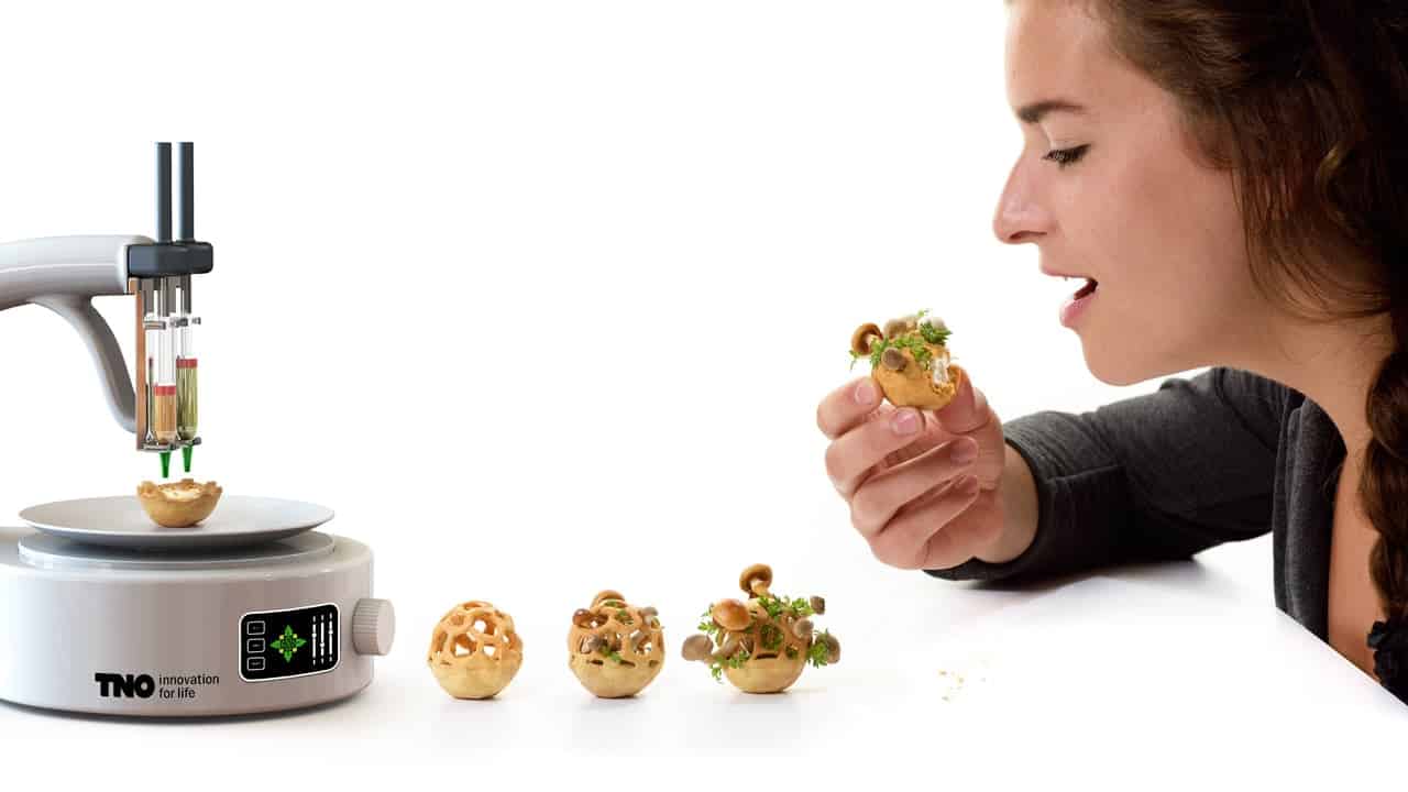 Snacks aus dem 3D-Drucker