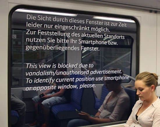 Die Sicht durch dieses Fenster ist zur Zeit leider nur eingeschränkt möglich