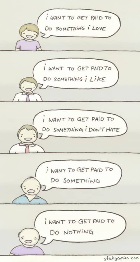 Wofür ich bezahlt werden möchte...