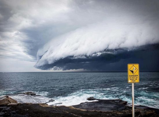 Wolken Tsunami über Sydney