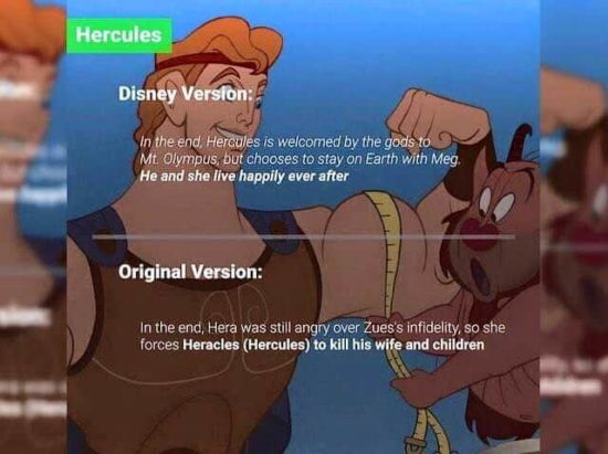 Hoe Disney-sprookjes echt eindigen