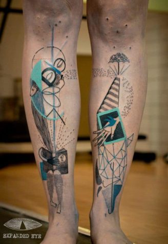 Expanded Eye: Abstrakte Kunst als Tattoo