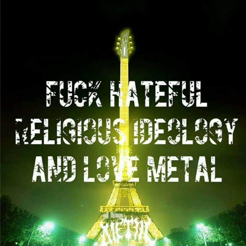 Fuck haatdragende religieuze ideologie!