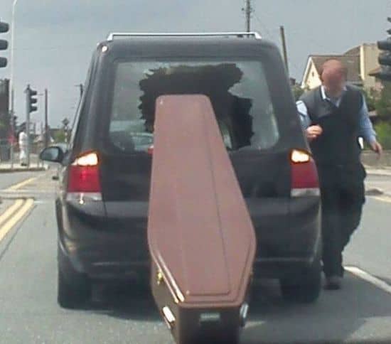 Montags auf die Bremse stehen