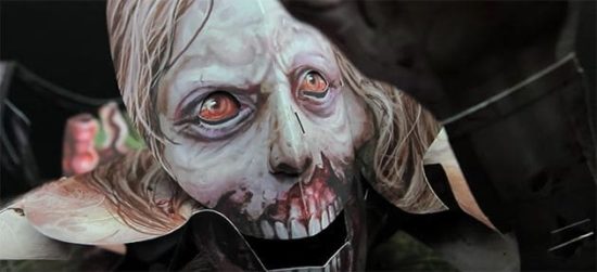 Blutrünstiges Pop-Up Buch zu "The Walking Dead"
