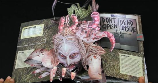 Blutrünstiges Pop-Up Buch zu "The Walking Dead"