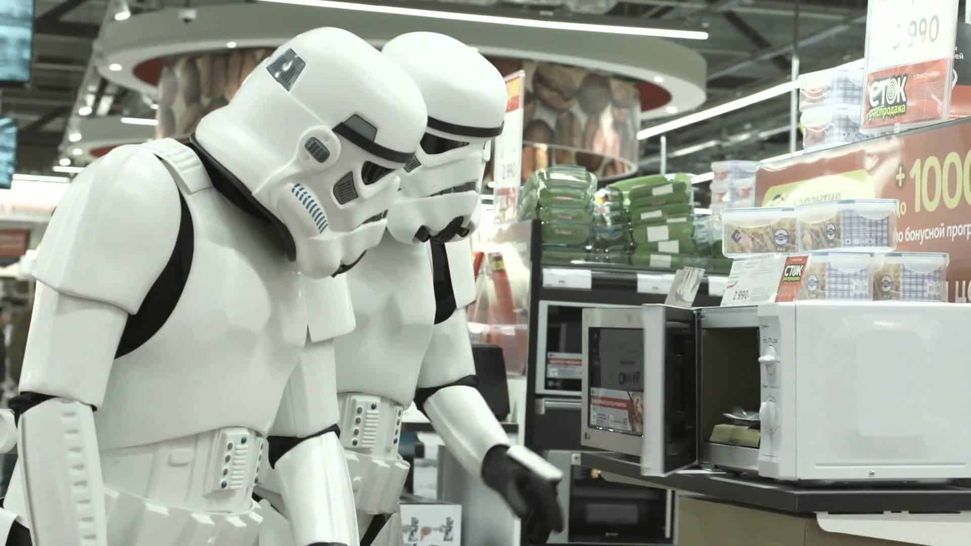 Shopping with Stormtroopers