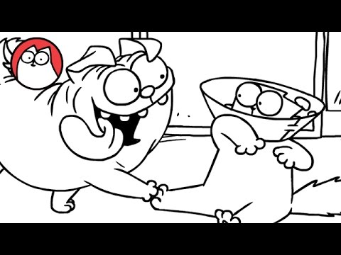 Simon's Cat and the Pug