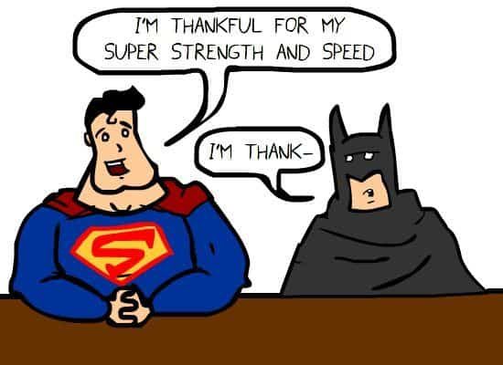 What we are thankful for