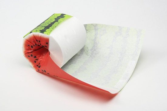 Toilettenpapier in Fruchtoptik