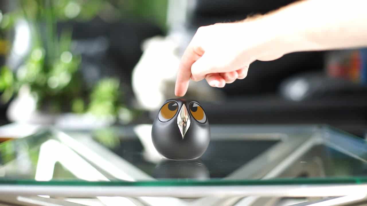 Ulo: surveillance camera that looks like an owl