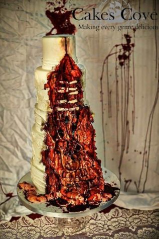 Zombie-Hochzeitstorte verschlägt den Gästen den Appetit