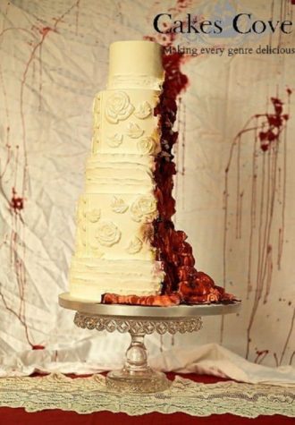 Zombie-Hochzeitstorte verschlägt den Gästen den Appetit