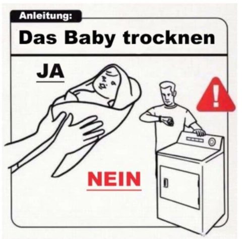 Anleitung für ein Baby
