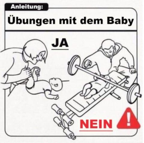 Anleitung für ein Baby