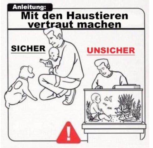 Anleitung für ein Baby