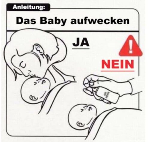 Anleitung für ein Baby