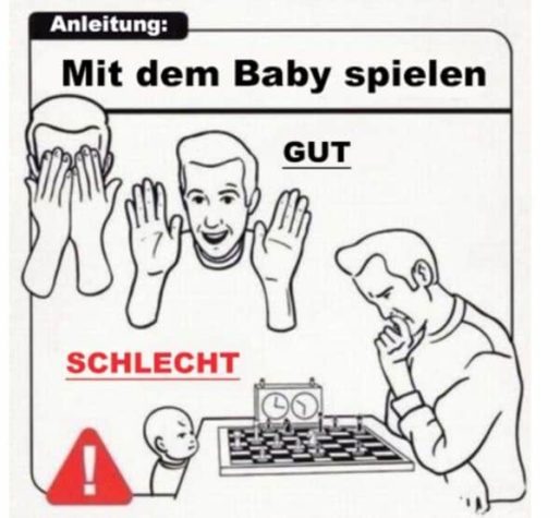 Instruktioner til en baby